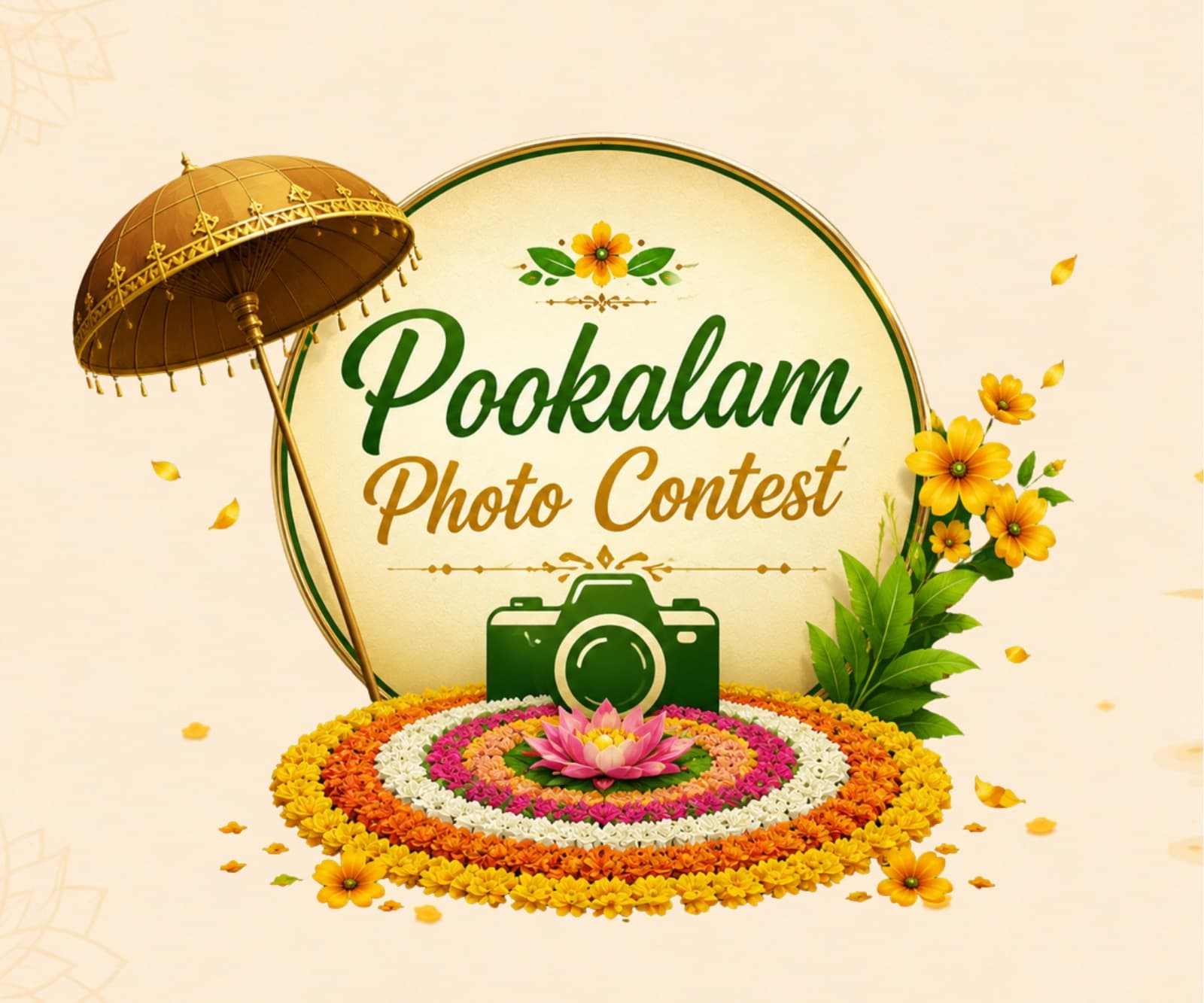 Pookalam floral carpet inspiration